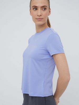 Tréninkové tričko Calvin Klein Performance Ck Essentials fialová barva