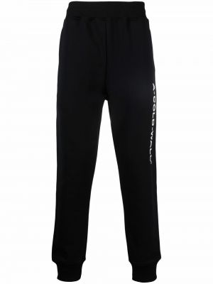 Pantaloni de jogging cu imagine A-cold-wall* negru