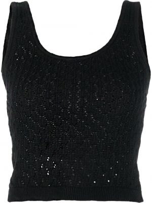 Tank top Alice+olivia svart