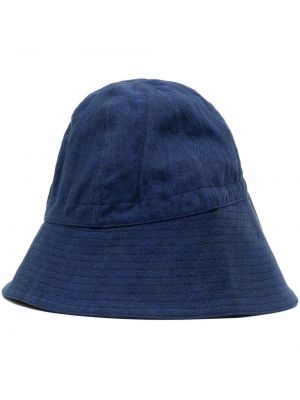 Bavlněný klobouk Toogood modrý