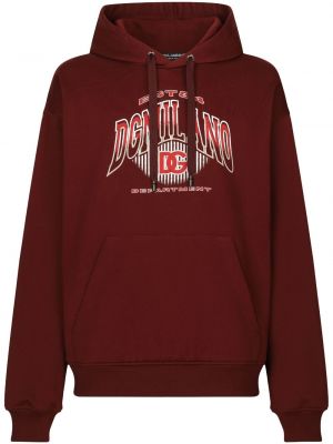 Pamučna hoodie s kapuljačom s printom Dolce & Gabbana