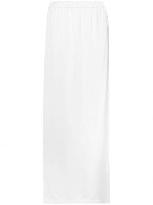 Saténové dlouhá sukně Fabiana Filippi bílé