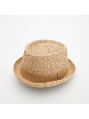 Pletený pletený klobúk Reserved béžová