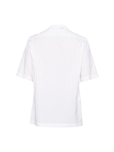 Koszula bawełniana w paski Barena Venezia biała