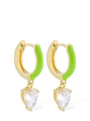 Pendientes Celeste Starre verde