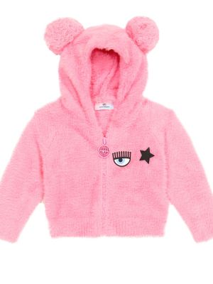 Hoodie för tjejer Monnalisa rosa