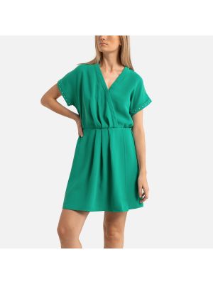 Mini vestido con tachuelas Ikks verde