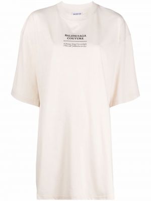 Raštuotas marškinėliai oversize Balenciaga