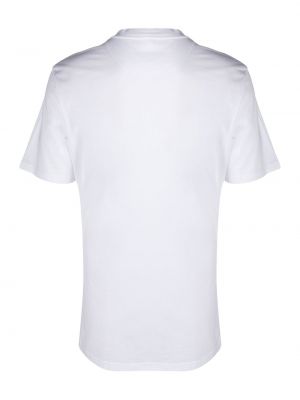 Camiseta con bordado Balmain blanco