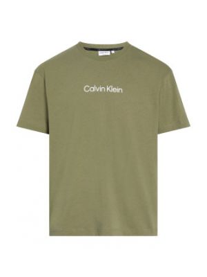 T-shirt Calvin Klein vert