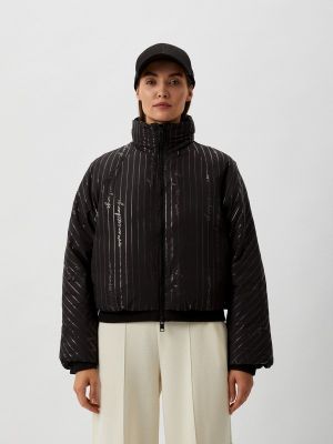 Утепленная демисезонная куртка Armani Exchange черная
