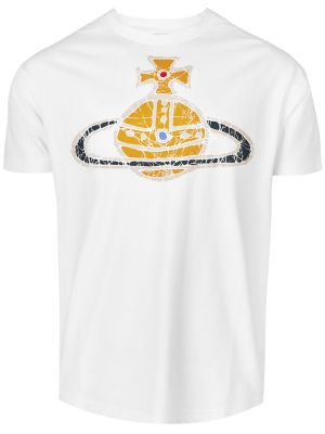 T-krekls ar apdruku Vivienne Westwood balts