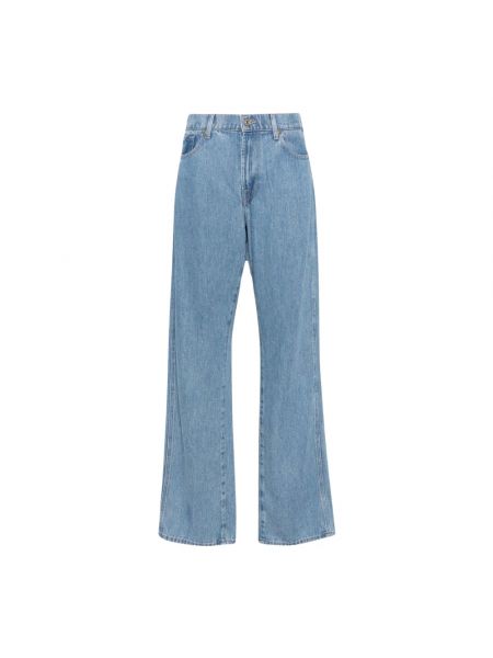 Proste jeansy 7 For All Mankind niebieskie