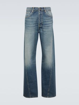 Straight leg jeans di cotone baggy Lanvin