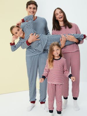 Pruhované pyžamo Trendyol