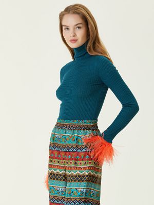 Кашемировый свитер с перьями La Doublej