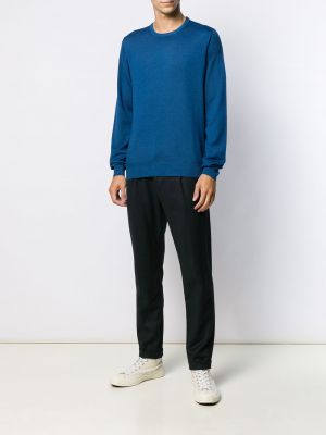 Sweatshirt mit rundhalsausschnitt D4.0 blau