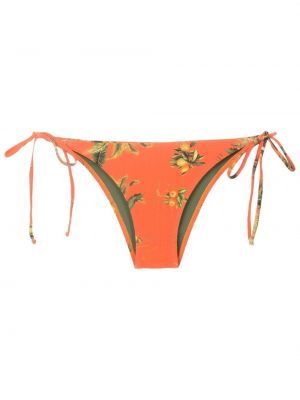 Bikini s cvetličnim vzorcem s potiskom Lygia & Nanny oranžna