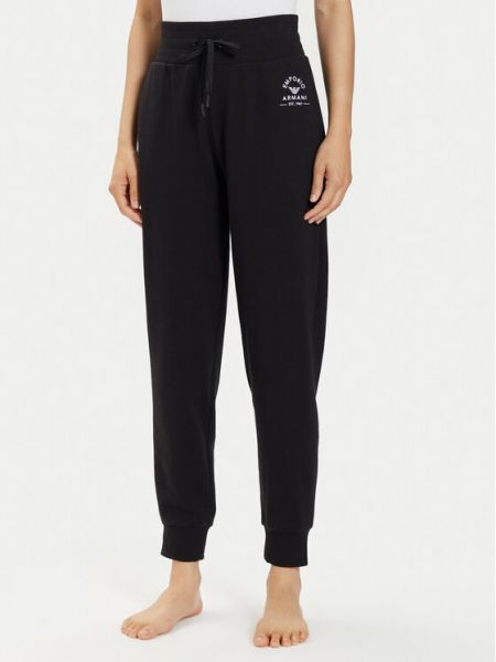 Pantalon de joggings large Emporio Armani Underwear noir