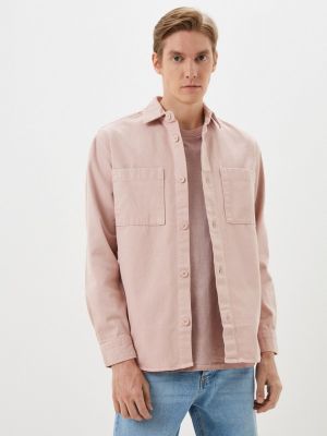 Джинсовая рубашка Defacto, розовая