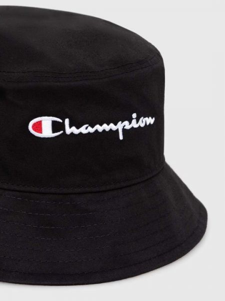 Хлопковая шапка Champion черная
