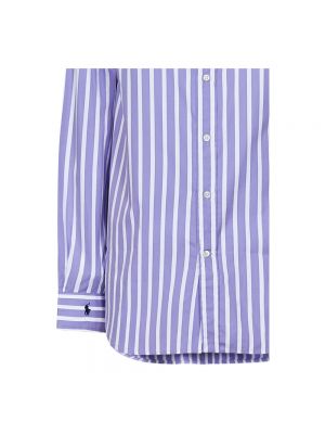 Blusa con bordado de algodón a rayas Polo Ralph Lauren