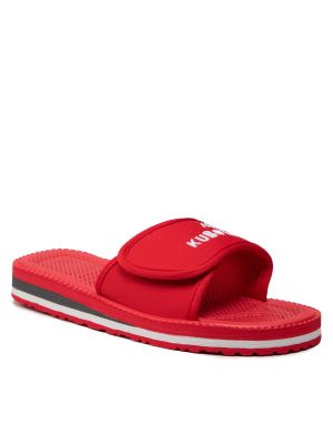 Sandales Kubota rouge