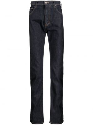 Slim fit skinny džíny s nízkým pasem Emporio Armani modré