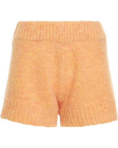 Pantaloni scurți de lână Rotate portocaliu