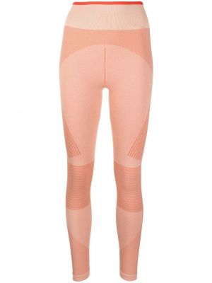 Κολάν με ψηλή μέση Adidas By Stella Mccartney ροζ