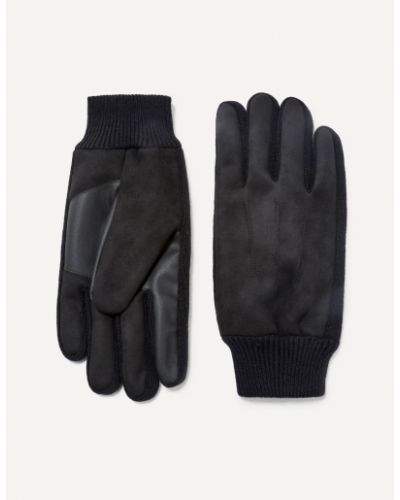 Mănuși din piele de căprioară Celio negru