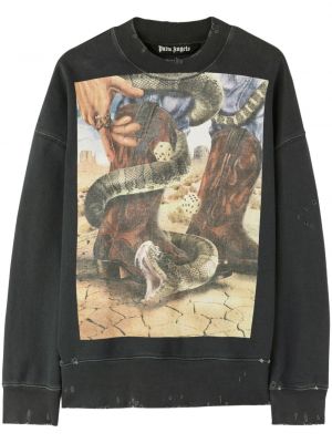 Sweatshirt mit print Palm Angels schwarz
