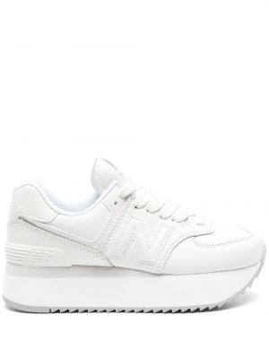 Δερμάτινα sneakers New Balance 574 λευκό