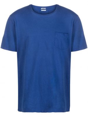 Džerzej bavlnené tričko Massimo Alba modrá