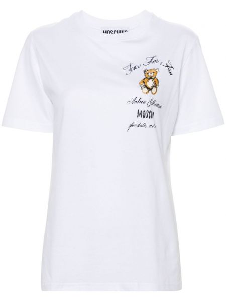 T-shirt Moschino hvid