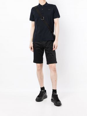 Shorts en jean slim Emporio Armani noir
