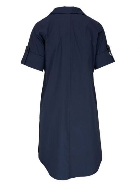 Bavlněné midi šaty Antonelli modré