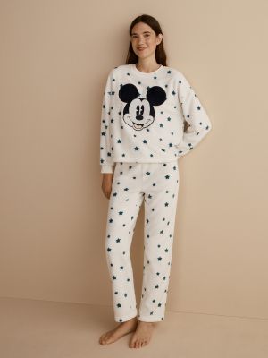 Pijama de estrellas Easy Wear blanco