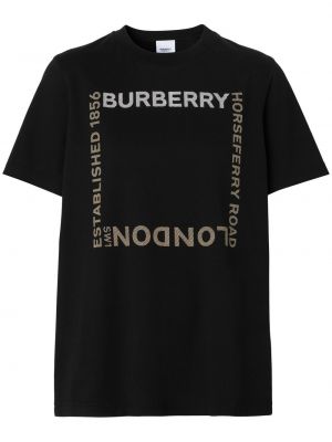 Póló nyomtatás Burberry fekete