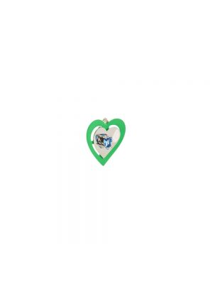 Pendientes con corazón Safsafu verde
