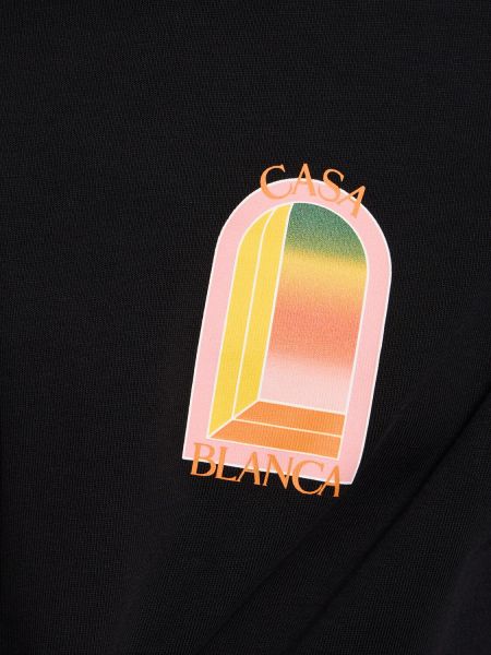 T-shirt mit farbverlauf Casablanca schwarz