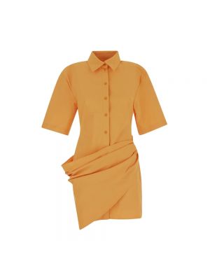 Sukienka mini Jacquemus pomarańczowa