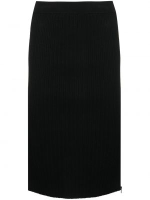 Hedvábné pouzdrová sukně Tom Ford černé