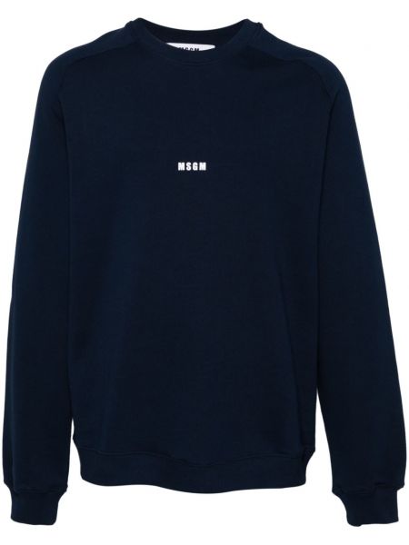 Baskılı sweatshirt Msgm mavi