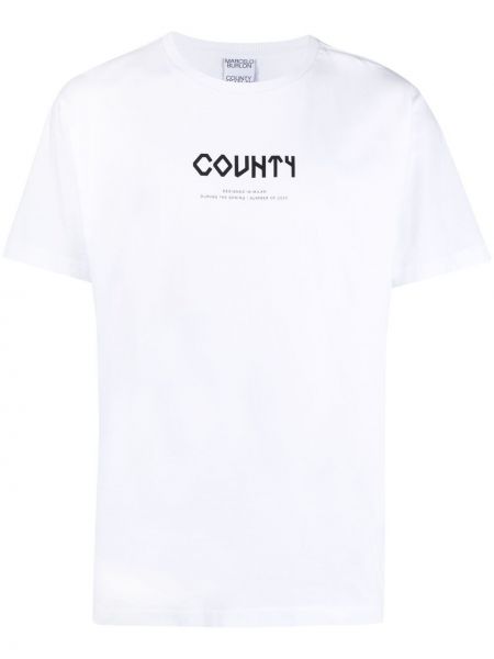 Camiseta con estampado Marcelo Burlon County Of Milan blanco