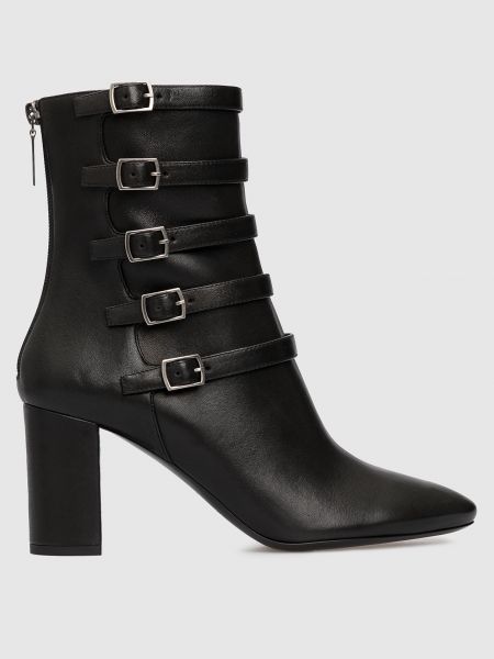 Кожаные ботинки Saint Laurent черные