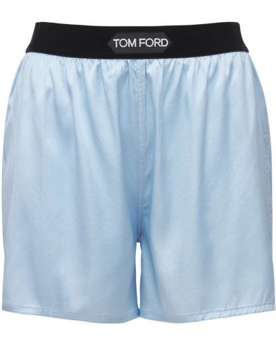 Selyem szatén rövidnadrág Tom Ford
