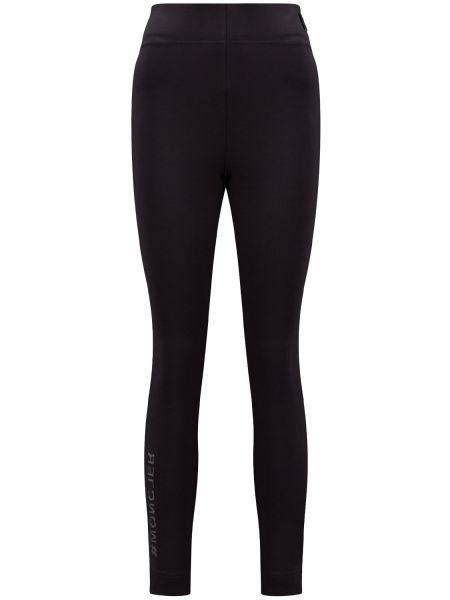 Pantalones de chándal de nailon de tela jersey Moncler Grenoble negro