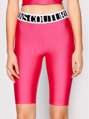 Спортни шорти slim Versace Jeans Couture розово