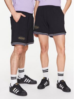 Priliehavé športové šortky Grimey čierna